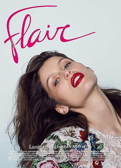 Летиция Каста на обложке Flair 