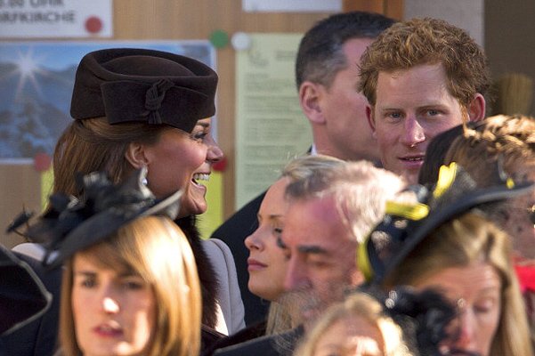 Герцогиня Кэмбриджская Кэтрин и принц Гарри