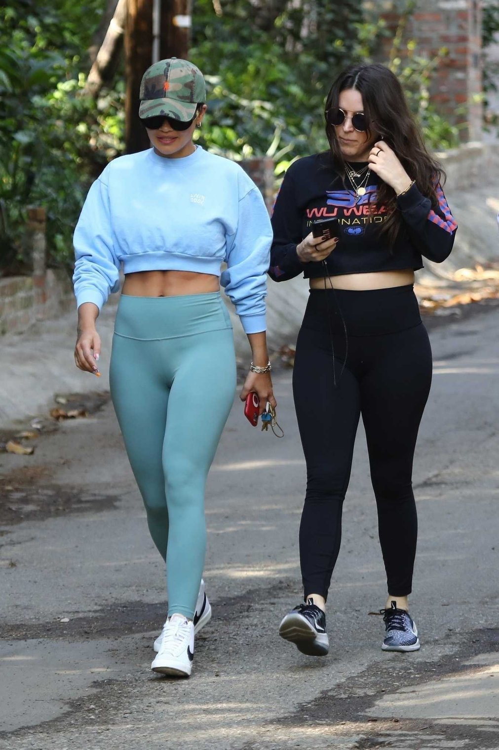 Rita Ora 2020 : Rita Ora – goes for a hike with friends in Los Angeles-02