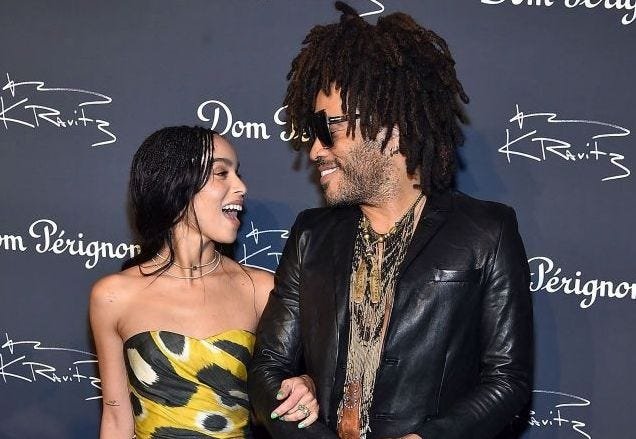 Zoe Kravitz's nude Instagram photo prompted a funny comment from Lenny