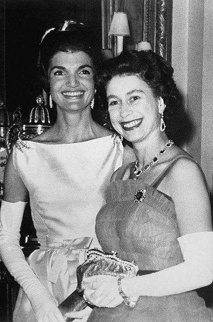 Жаклин Кеннеди и Елизавета II
