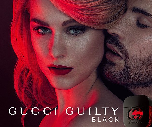 Крис с и  Рэйчел Вуд в новом рекламном эпизоде Gucci Guilty Black