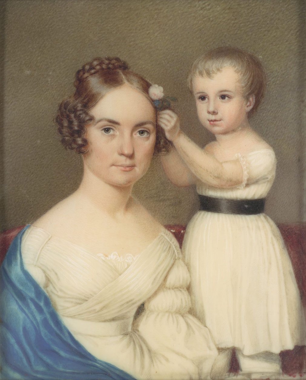Mrs. William Gordon Ver Planck and Her Son Samuel Hopkins Ver Planck | Artes