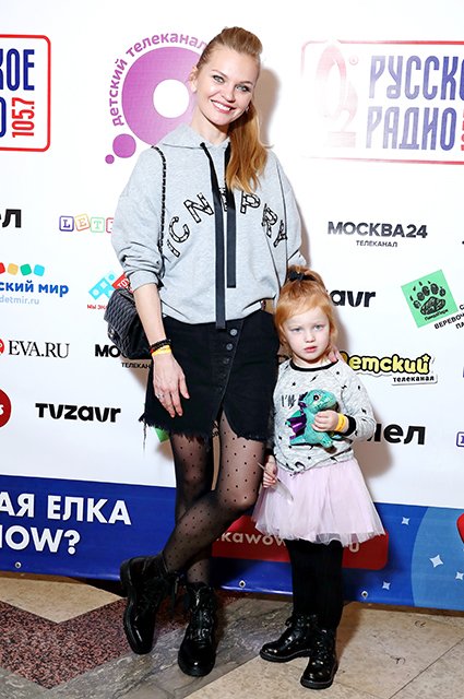 Елена Кулецкая с дочерью Никой