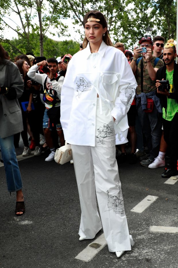 Gigi Hadid: Attends the Louis Vuitton Menswear SS 2020 Show-05