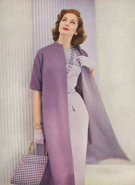 Suzy Parker, February Vogue 1955   Photo by Roger Prigent
