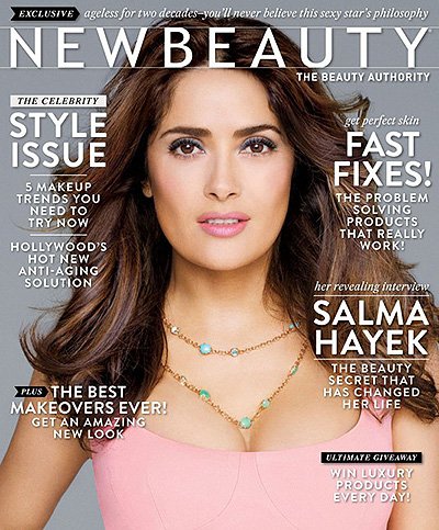 сальма хайек для new beauty magazine