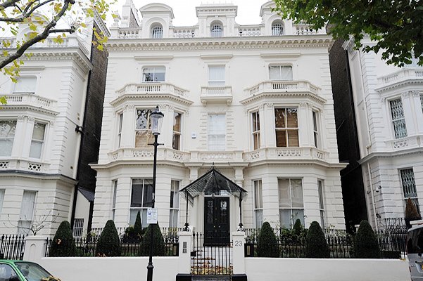 Дом Дэвида и Виктории Бекхэм в западном Лондоне