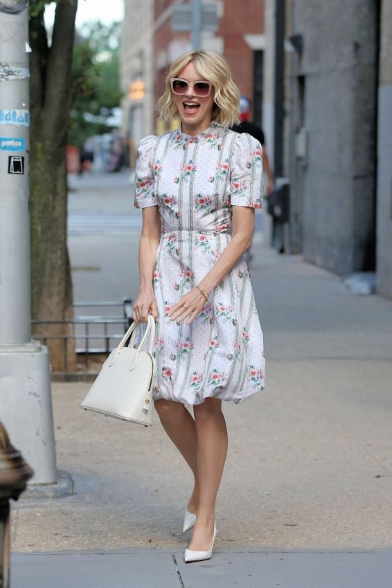 Naomi Watts 2019 : Naomi Watts in Floral Summer Dress-14