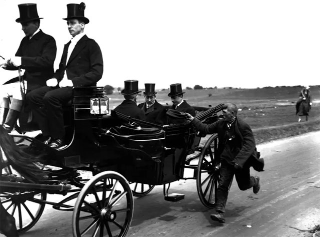 Экипаж с королем Георгом V, 1920 год