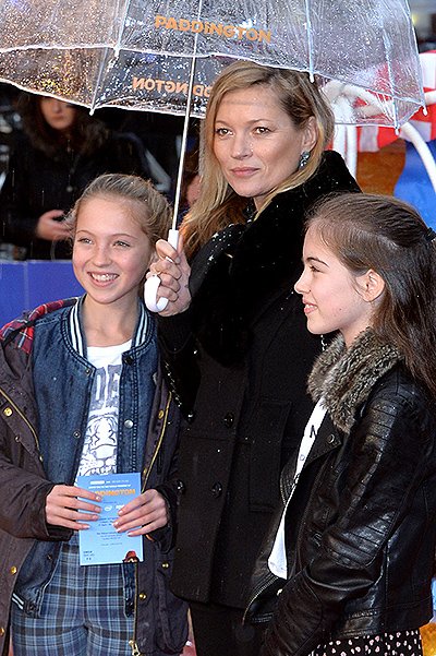 Кейт Мосс с дочерью Лилу Грэйс и ее подругой