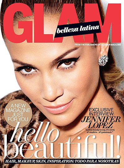 Дженнифер Лопес на обложке Glam Belleza Latina