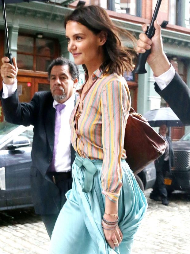 Katie Holmes out and about in NYC -10