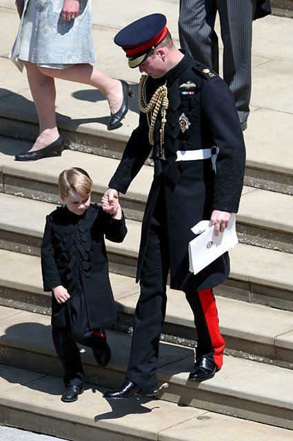 Принц Уильям с принцес Джорджем
