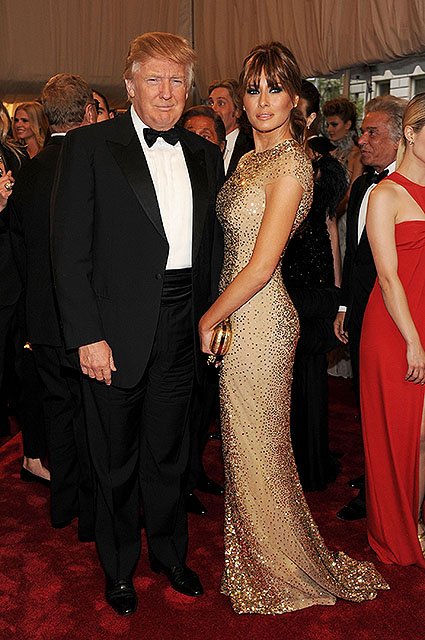 Дональд и Мелания Трамп на Met Gala 2011