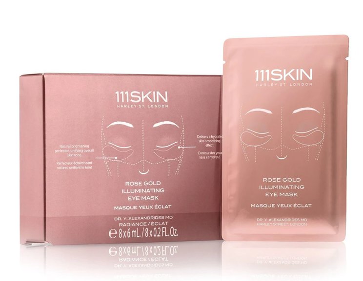 Осветляющая маска для лица с розовым золотом, 111Skin