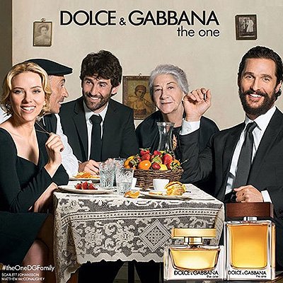 Скарлетт Йоханссон и Мэтью Макконахи в рекламе парфюма Dolce & Gabban The One