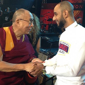 Свисс Битс (супруг Алиши Кис) встретился с Далай-ламой