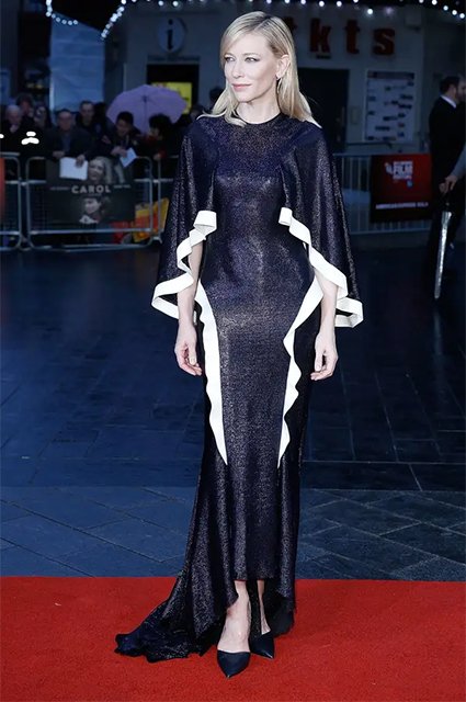 Кейт Бланшетт в том же платье в 2015 году