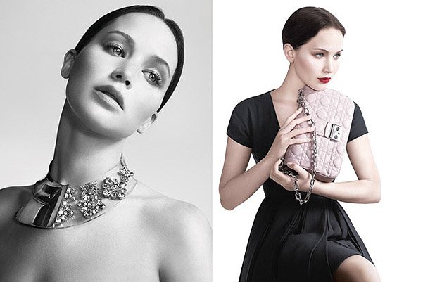 Дженнифер Лоуренсв рекламной съемке Miss Dior
