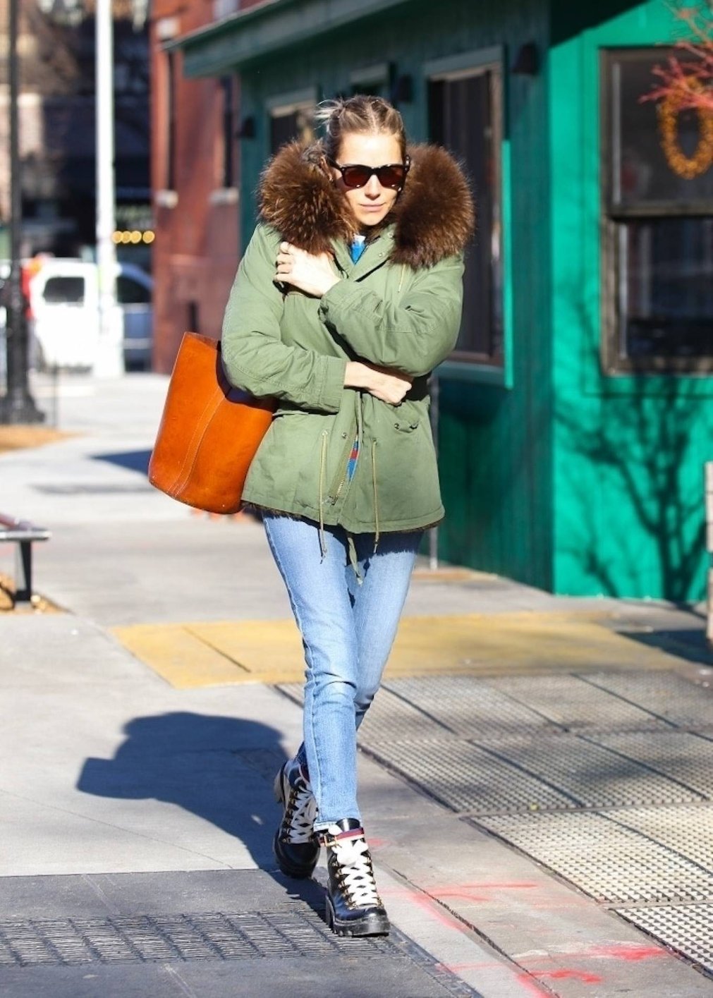 Sienna Miller 2022 : Sienna Miller – Seen on a stroll in New York-13