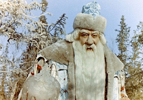 Александр Хвыля в роли Деда Мороза