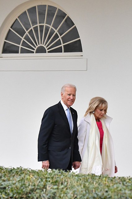 Вице-президент США Джо Байден с женой Джилл Байден