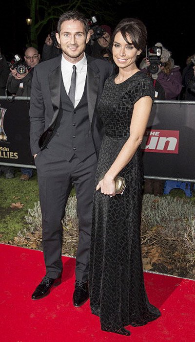 Фрэнк Лэмпард и Кристин Блинкли на церемонии The Sun's Military Awards