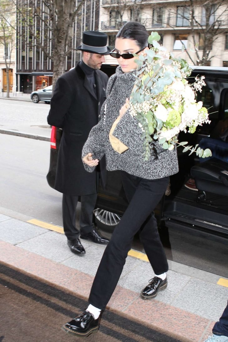 Kendall Jenner: Arrives at the Hotel Georges V -01