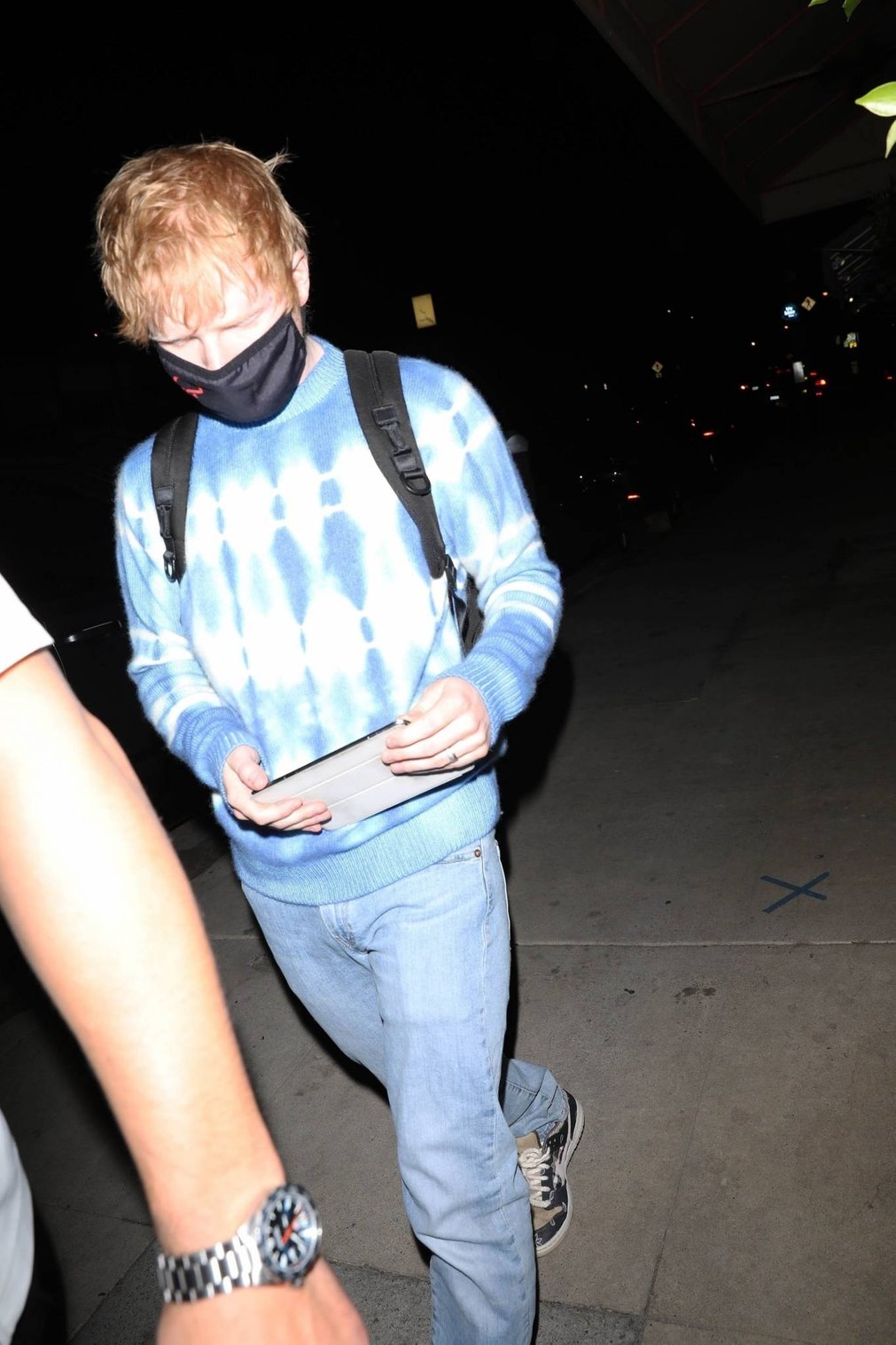 Ed Sheeran 2021 : Ed Sheeran – With Courteney Cox seen leaving Giorgio Baldi restaurant in Santa Monica-11
