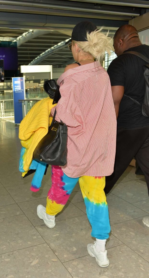 Rita Ora: Arriving at Heathrow Airport -08