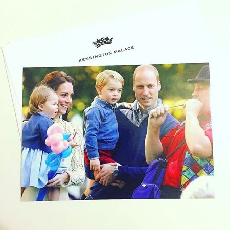 Рождественская открытка принца Уильяма и Кейт Миддлтон