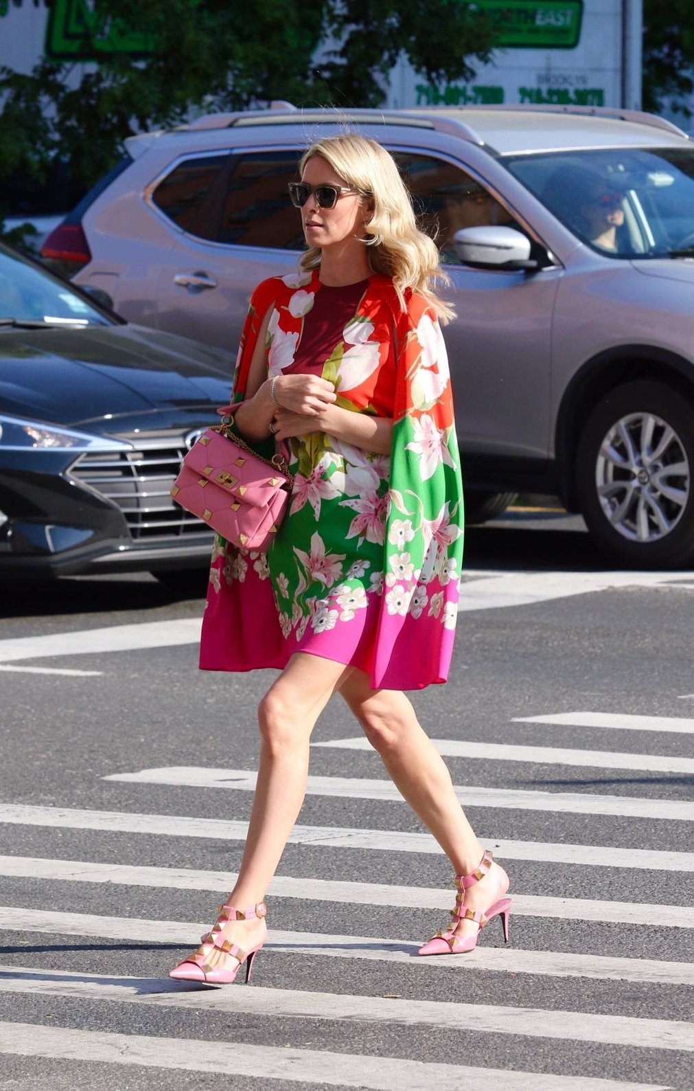 Nicky Hilton 2021 : Nicky Hilton – In colorful dress on a stroll in New York-07