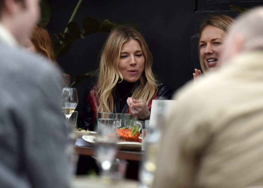 Sienna Miller 2021 : Sienna Miller – Spotted at Fran Cutlers birthday party lunch at Gold Restaurant-05