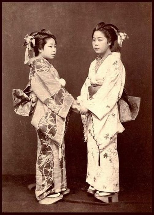 Гейши, Окинава, 1870 год.