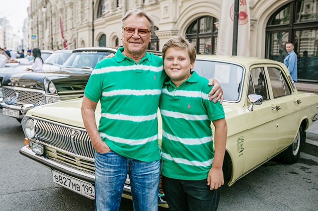 Сергей Шакуров с сыном Маратом
