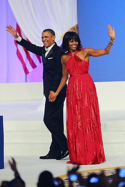 Барак и Мишель Обама на инаугурационнном балу
