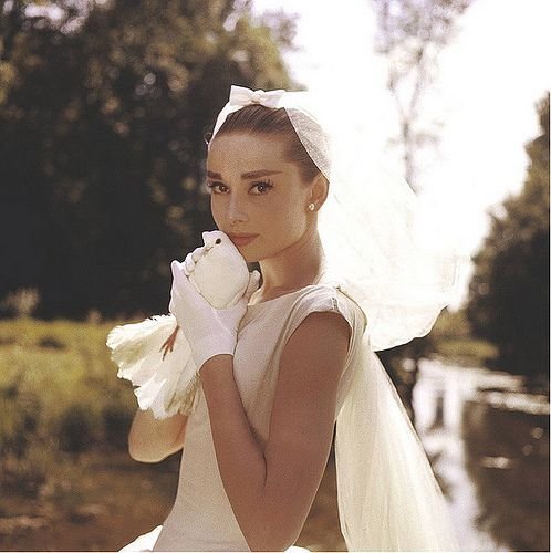 Audrey Hepburn Wedding Photo