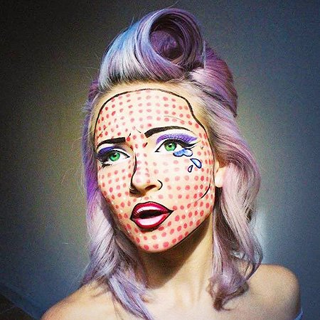 Бьюти-тренд: макияж в стиле поп-арт 