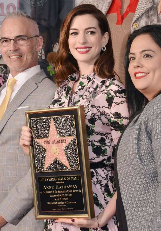 Anne Hathaway: Honored with a Star on the Hollywood Walk of Fame -08