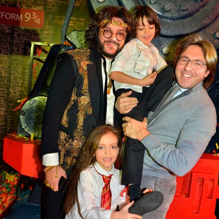 Филипп Киркоров и Андрей Малахов с детьми