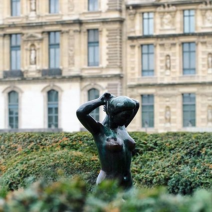 Скульптура Аристида Майоля в саду Тюильри