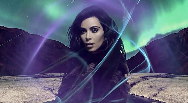 Ким Кардашьян в видео журнала Love