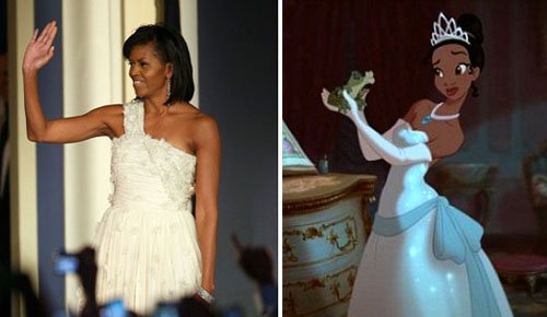 Мишель Обама и принцесса Тиана