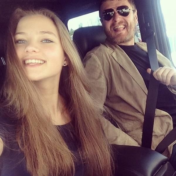 Леся Кафельникова с отцом