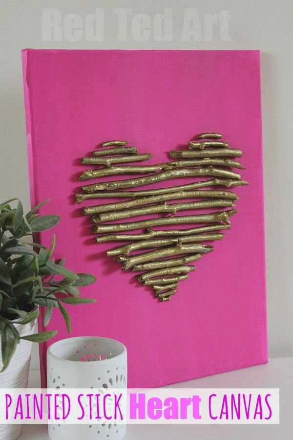 Love this SUPER cute Twig Heart Canvas!!! Gorgeous!
