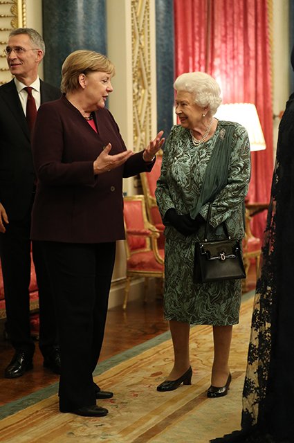 Ангела Меркель и королева Елизавета II 