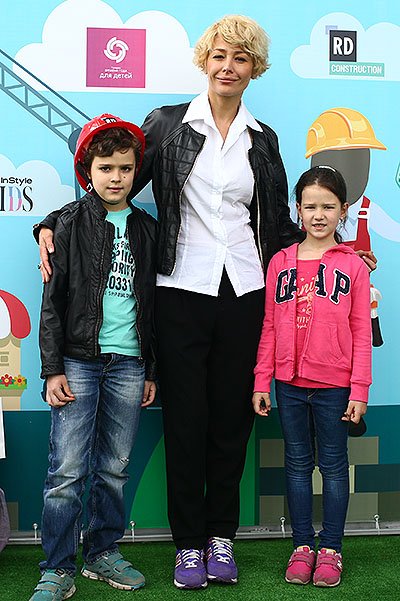 Екатерина Волкова с детьми