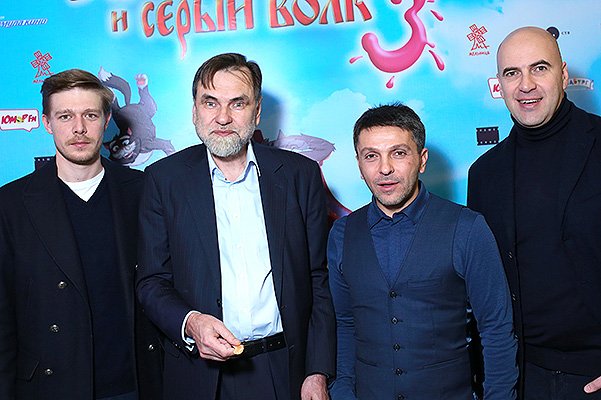 Никита Ефремов, Сергей Сельянов, Леонид Барац и Ростислав Хаит