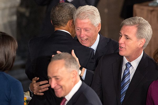 Барак Обама и Билл Клинтон